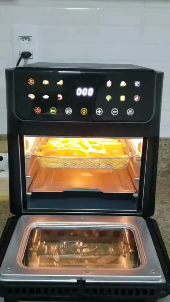 foto de Fritadeira Oven Fryer 12 Litros Multi Touch3 Em 1 Ofrt790 Cor Preto Oster