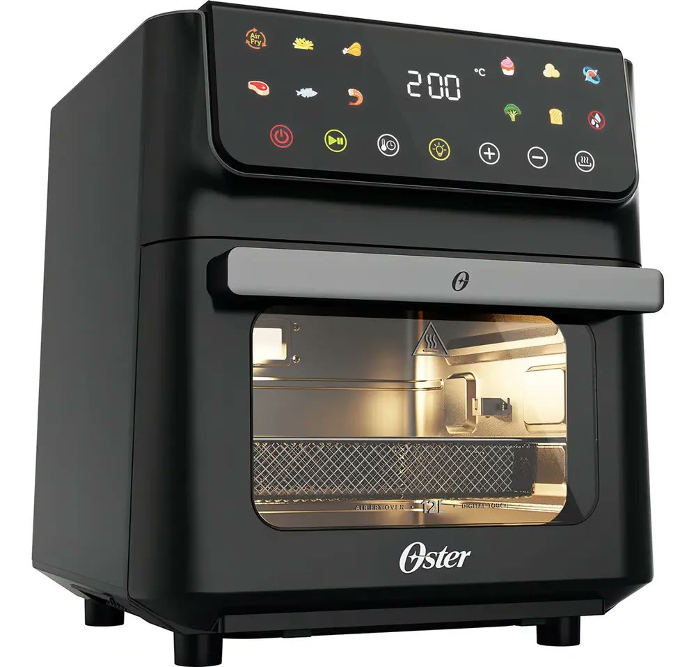 Fritadeira Oven Fryer 12 Litros Multi Touch3 Em 1 Ofrt790 Cor Preto Oster