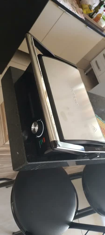 foto de Grill Midi 1200W Inox Chapa Dupla