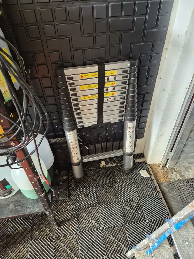 foto de Escada Alumínio Telescópica 3.8 M 13 Degraus Multifuncional
