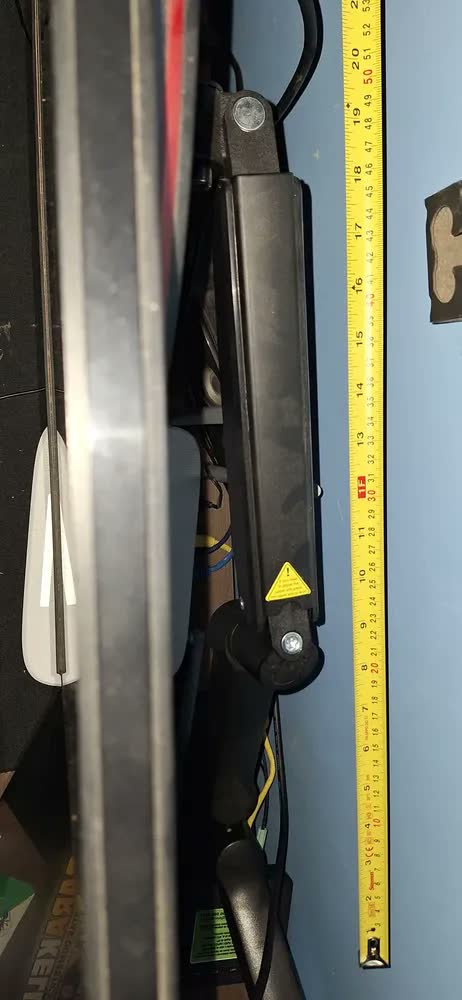 foto de Suporte de Monitor braço articulado duplo ajustável Preto WKMSP2
