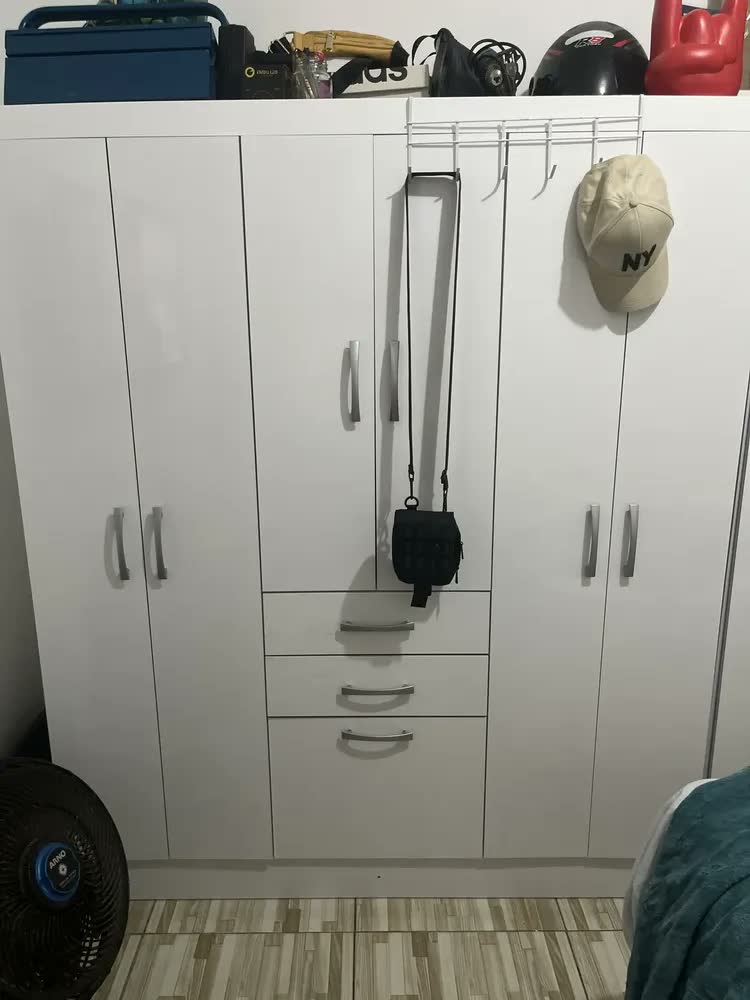 foto de Guarda Roupas Casal 7 Portas 2 Gavetas Lisboa Aramóveis Cor Atac/areia GR7P2G 20 5140