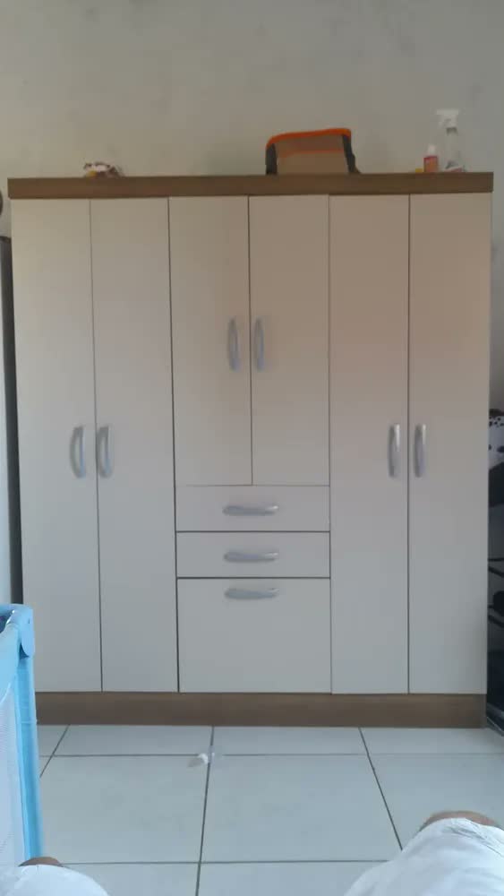 foto de Guarda Roupas Casal 7 Portas 2 Gavetas Lisboa Aramóveis Cor Atac/areia GR7P2G 20 5140
