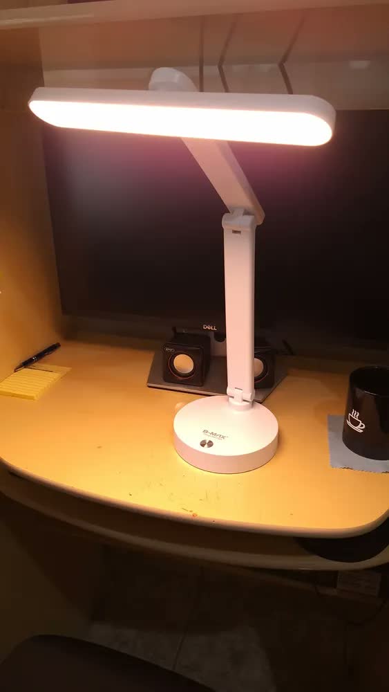 foto de Luminária Mesa LED Articulada Touch Recarregável com 3 Modos de Luz Vellon