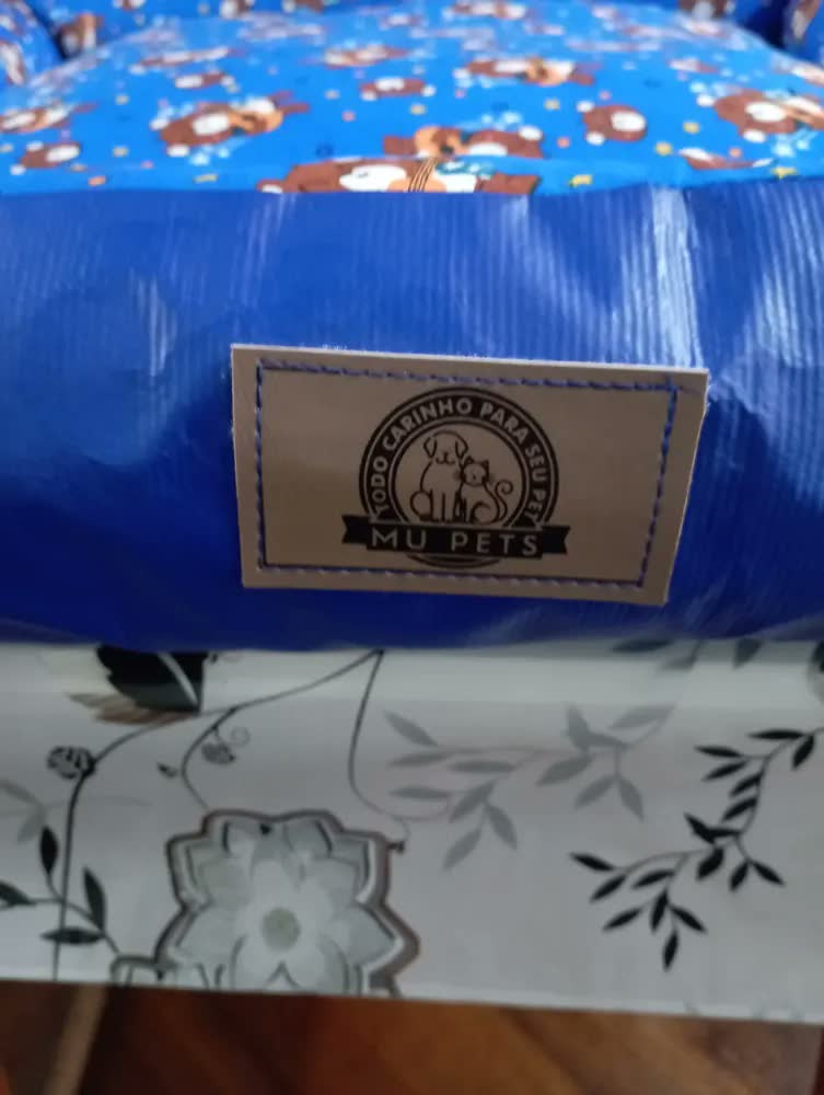 foto de Cama Pet Caminha Para Cães Gato Quadrada Impermeável Lavável