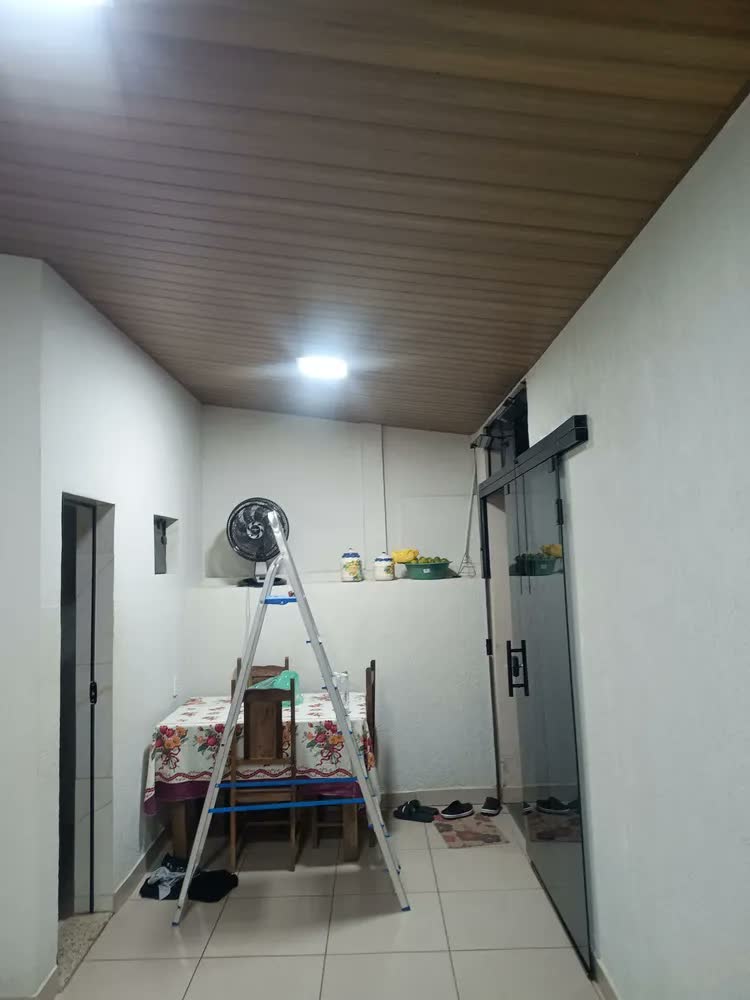 foto de Kit 3 Plafon Luminária Led Embutir 20x20 Branco Frio 18w Estrutura Branco-frio