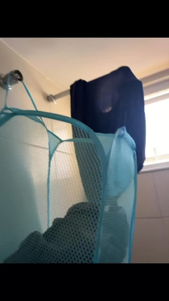 foto de Cesto De Roupa Suja E Brinquedos Organizador Dobrável Nylon