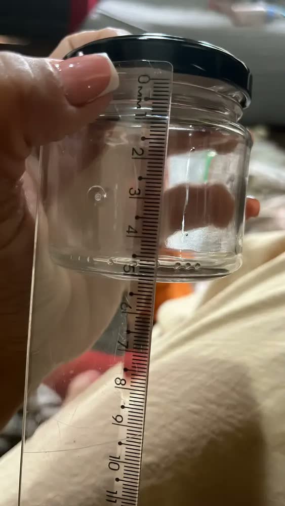 foto de Kit 24 Potes Vidro Herméticos 150ml Nadir Figueiredo Tampa Dourada