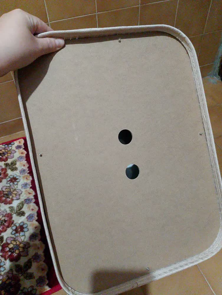 foto de Cesto de Roupa Suja Bambu Retangular 70L com Tampa e Alças