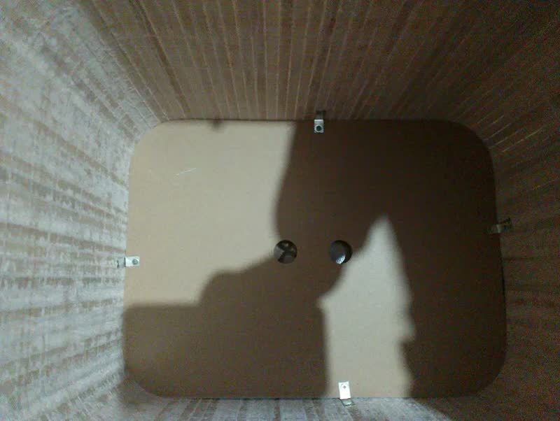 foto de Cesto de Roupa Suja Bambu Retangular 70L com Tampa e Alças