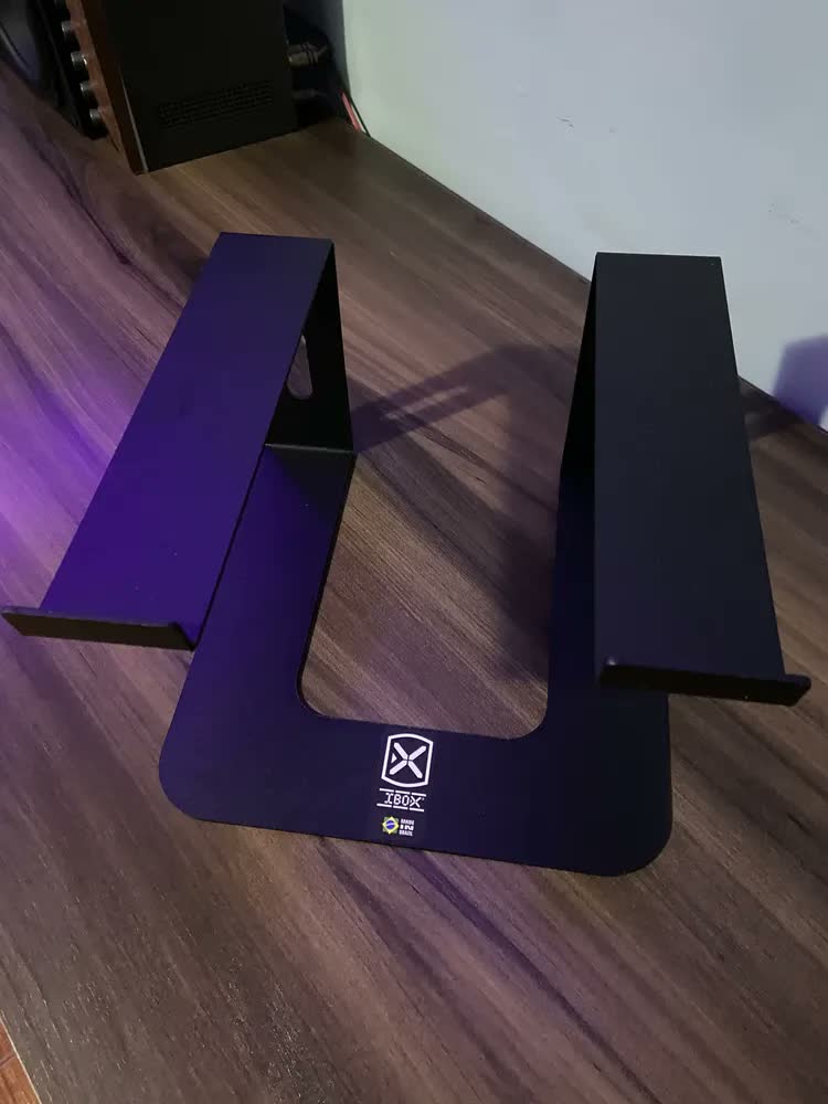 foto de Suporte De Notebook/laptop/macbook 14 Até 17 Polegadas Ibox Cor Preto