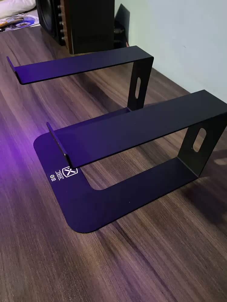 foto de Suporte De Notebook/laptop/macbook 14 Até 17 Polegadas Ibox Cor Preto