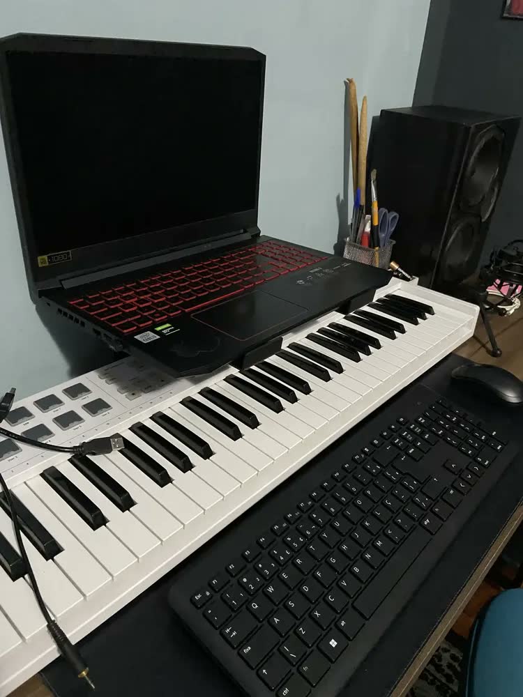 foto de Suporte De Notebook/laptop/macbook 14 Até 17 Polegadas Ibox Cor Preto