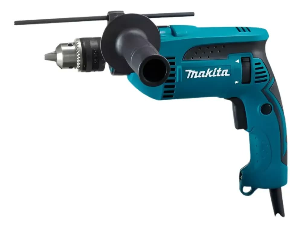 Furadeira de Impacto 16mm 5/8'' Makita HP1640 760w Profissional Cor Azul-petróleo Frequência 60hz