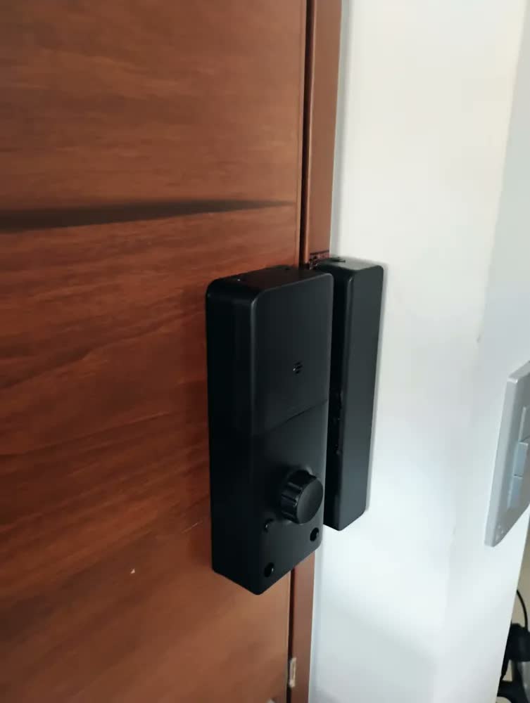 foto de Fechadura Digital Ds168 Biométrica Porta Vidro