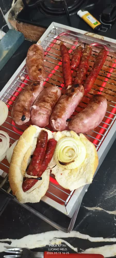foto de Churrasqueira Elétrica Rizzogrill 01 - Cor Prata