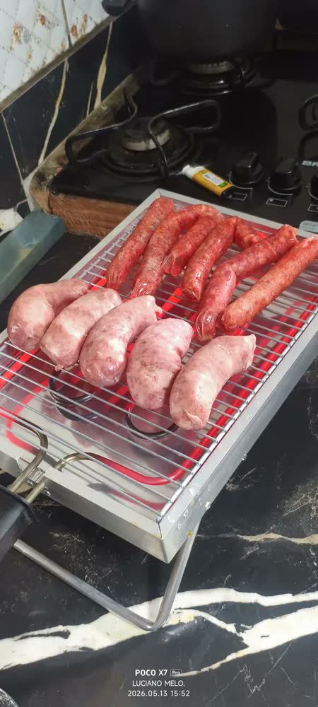 foto de Churrasqueira Elétrica Rizzogrill 01 - Cor Prata