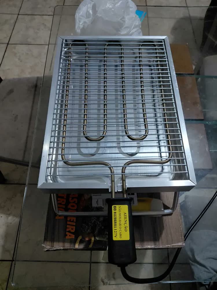 foto de Churrasqueira Elétrica Rizzogrill 01 - Cor Prata