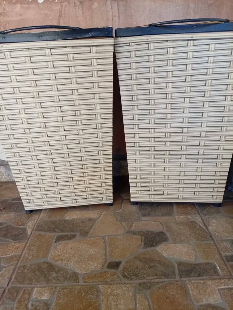 foto de Cesto De Roupa Suja Grande Tamanho Familia Lavanderia C/alça