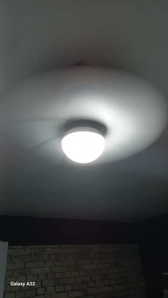 foto de Ventilador de Teto Kaprot Silencioso 6 Pás LED Controle Remoto Diâmetro 42cm