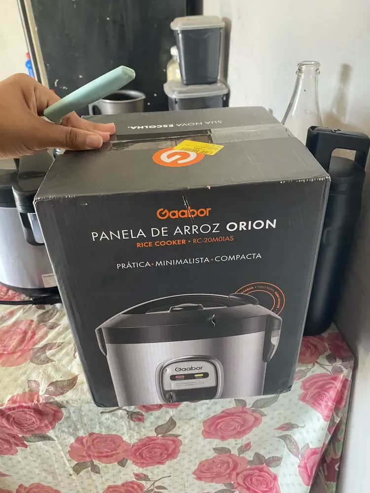 foto de Panela De Arroz Orion Gaabor 1l 400w Aço Inoxidável - Rc-20m01as