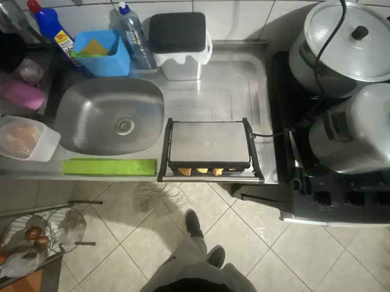 foto de Sanduicheira e Mini Grill HQ 180º 1000W Antiaderente Inox HQ-SG002