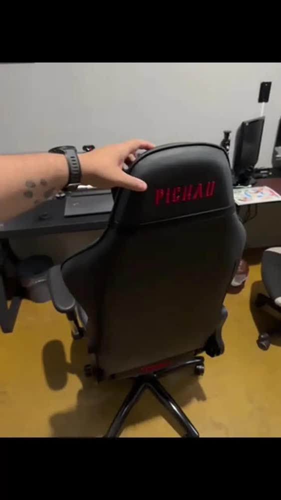 foto de Cadeira Gamer Pichau Donek L, Preto, Pch-dnkl-bl02