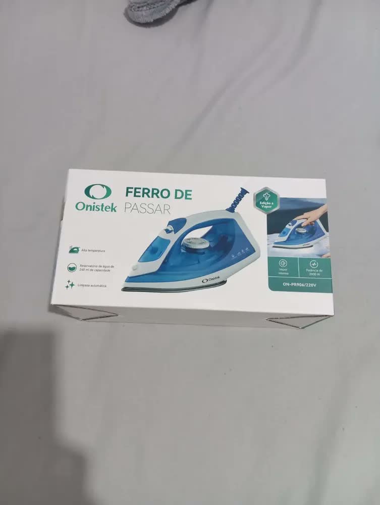 foto de Ferro De Passar Roupa Com Spray Vapor Cerâmica 2000w 127/220
