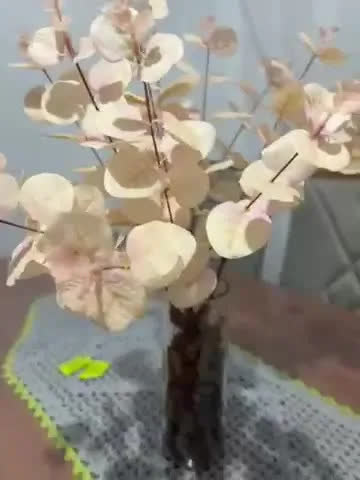 foto de Arranjos Artificiais Planta Artificial Sala Vaso Mesa Jantar Cor Flor Marsala