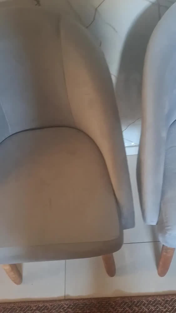 foto de Kit 2 Cadeiras Poltrona Orgânica Sala Jantar Estar Quarto