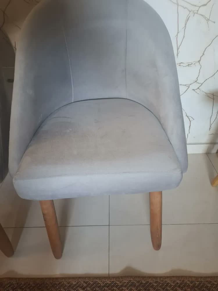 foto de Kit 2 Cadeiras Poltrona Orgânica Sala Jantar Estar Quarto