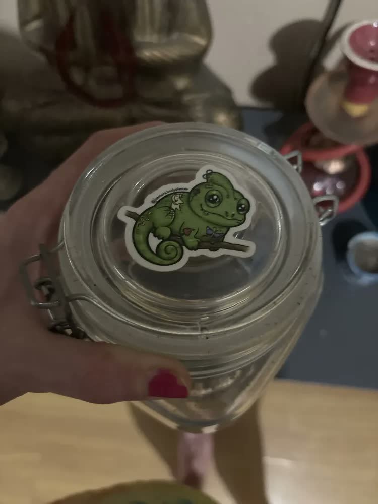 foto de Pote Hermético de Vidro 500ml Tampa Hermética Transparente Quadrado
