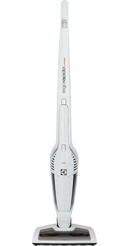 Aspirador de Pó Vertical Sem Fio Electrolux Ergorapido 2 em 1 Cyclone até 21 min Branco (ERG21) - Bivolt