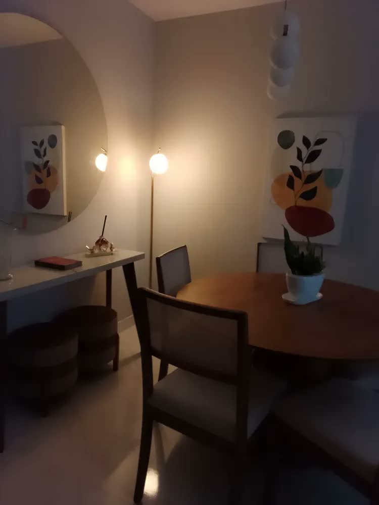 foto de Luminaria De Chao Com Globo Fosco Soquete G9 + Lampada 3000K Branco Quente Tensao Bivolt 110v/220v