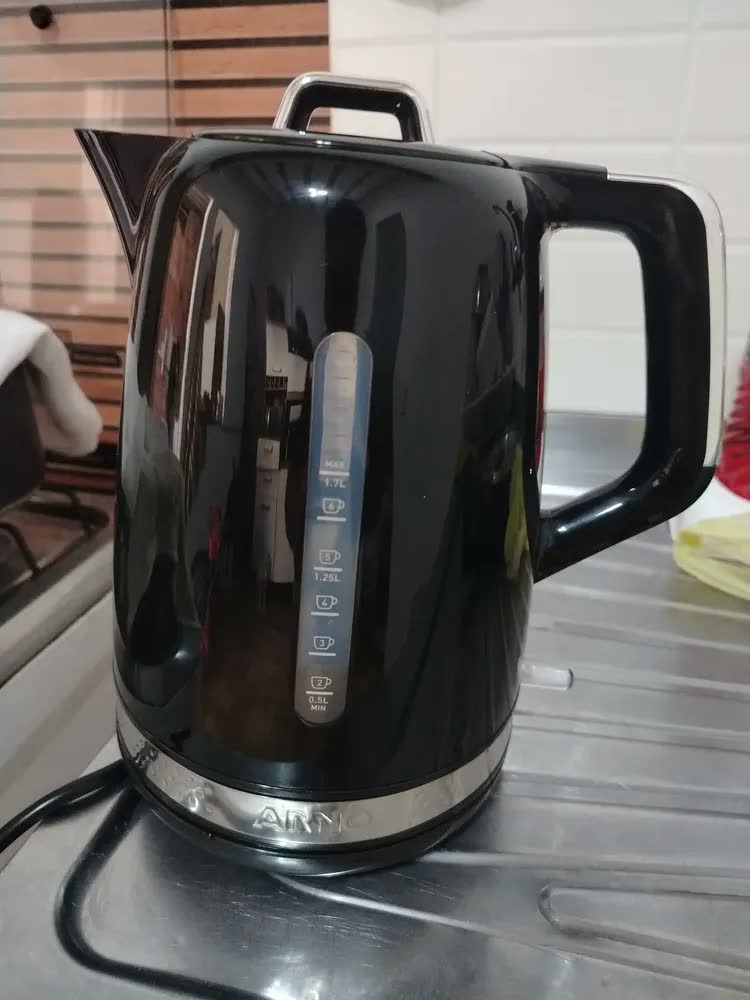 foto de Chaleira Elétrica Arno Soleil 1,7l Preta Spke