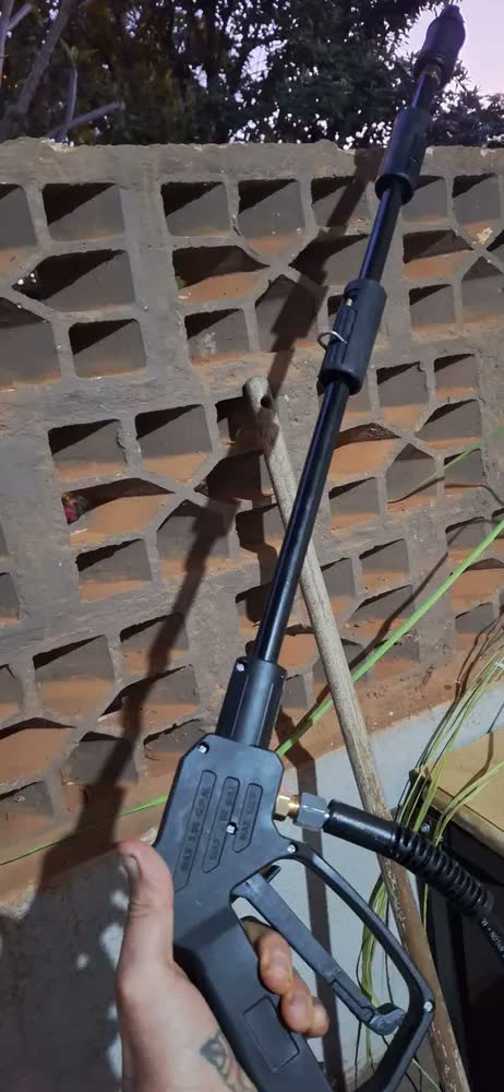 foto de Pistola + Lança + Baioneta Para Wap Ousada Plus 2200, Excellent, EcoWash 2350 , Tekna HLX95 HLX110 HLX140 - BJB equipamentos