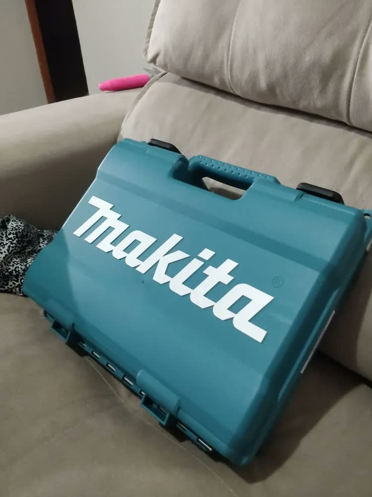 foto de Parafusadeira Furadeira Impacto 2 Bat Makita Hp333dwyx3 Cor Azul