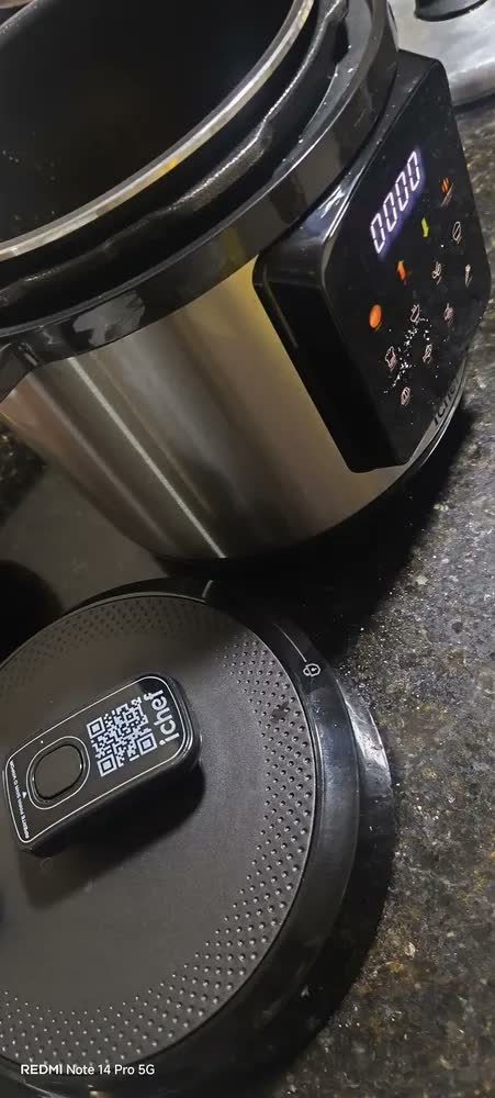 foto de Panela De Pressão Elétrica Ichef Master Cooker 6l Cor Preto Frequência 60 Hz