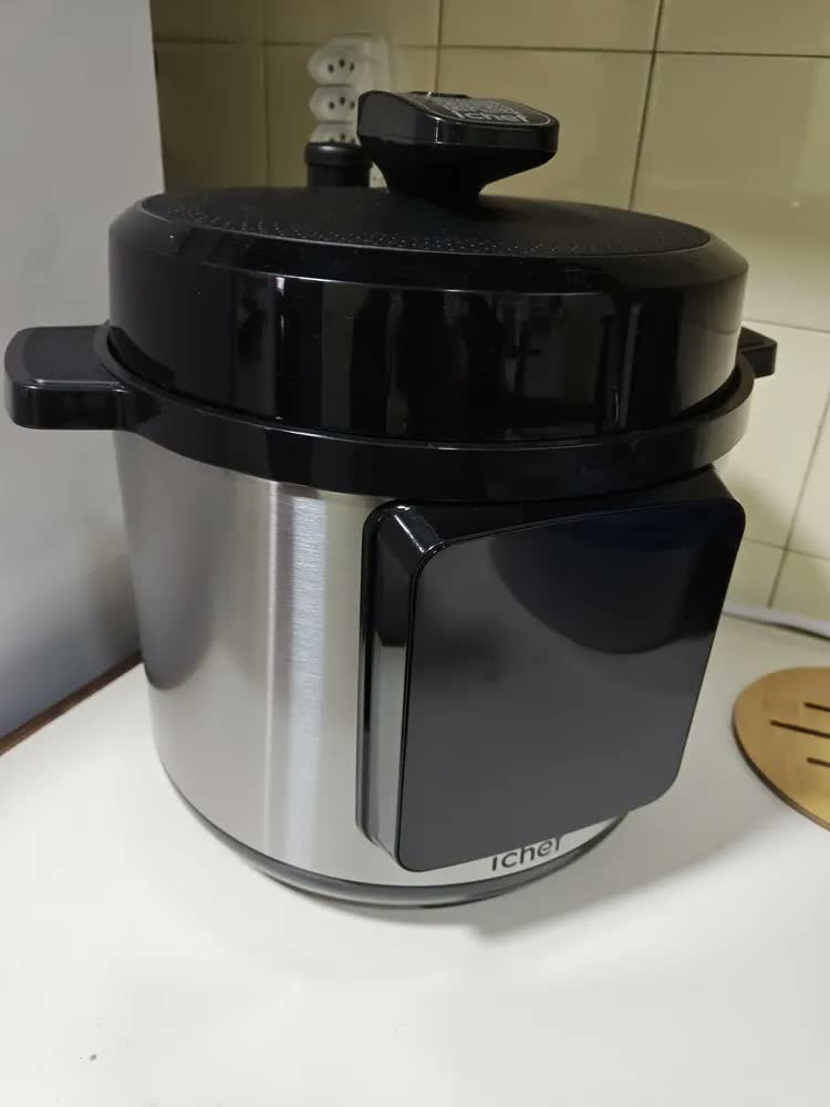 foto de Panela De Pressão Elétrica Ichef Master Cooker 6l Cor Preto Frequência 60 Hz