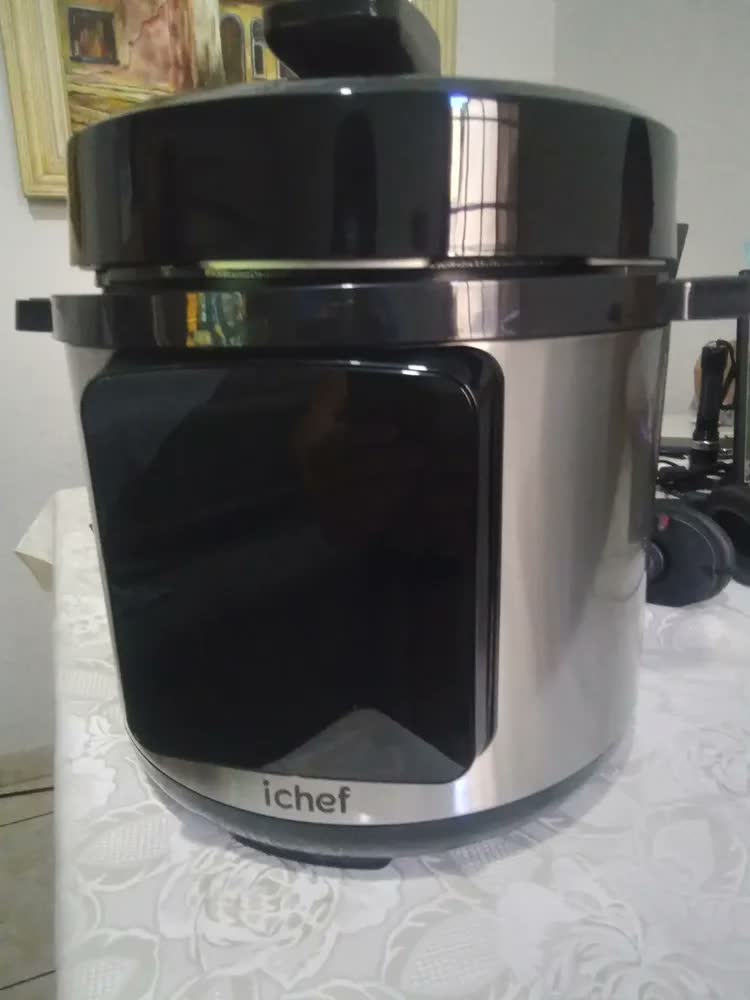 foto de Panela De Pressão Elétrica Ichef Master Cooker 6l Cor Preto Frequência 60 Hz