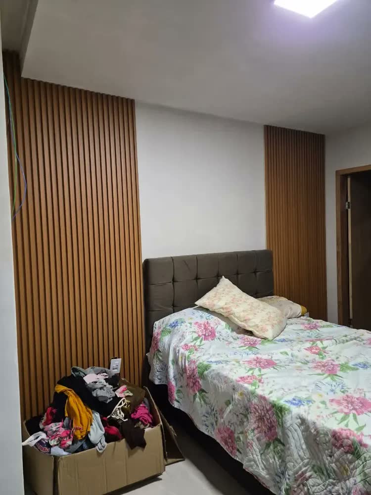 foto de Placas Painel Ripado Wpc 270x16cm Parede Teto
