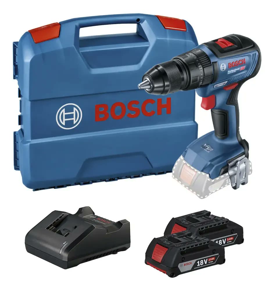 Parafusadeira E Furadeira De Impacto 18v Gsb 18v-50 Com 2 Ba