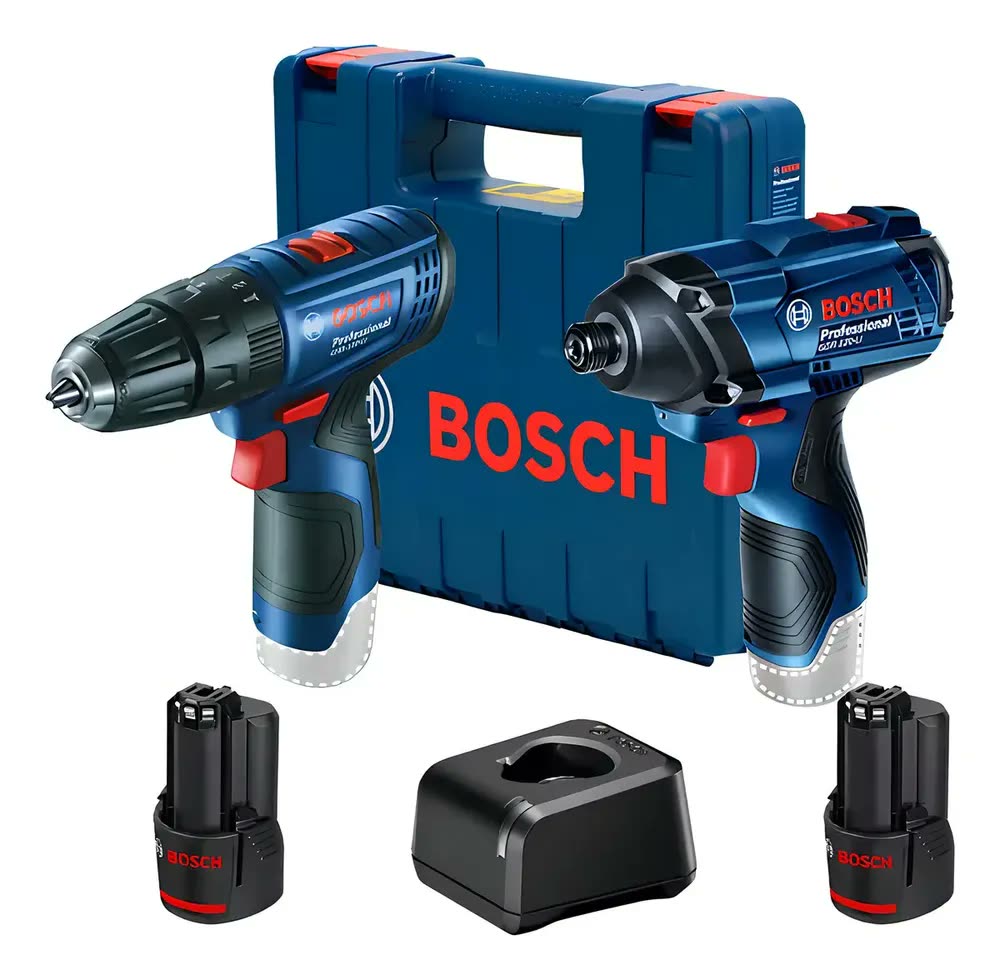 Combo Parafusadeira Furadeira+chave Impacto Bosch
