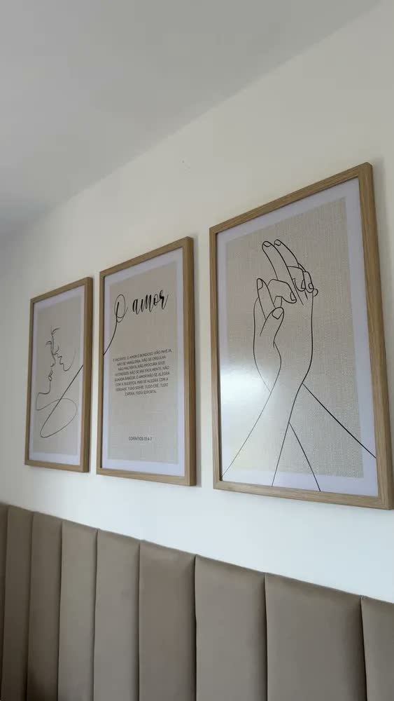 foto de Quadros Decorativos Quarto De Casal Amor Luxo Frases Moldura