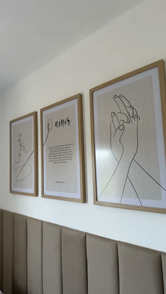 foto de Quadros Decorativos Quarto De Casal Amor Luxo Frases Moldura