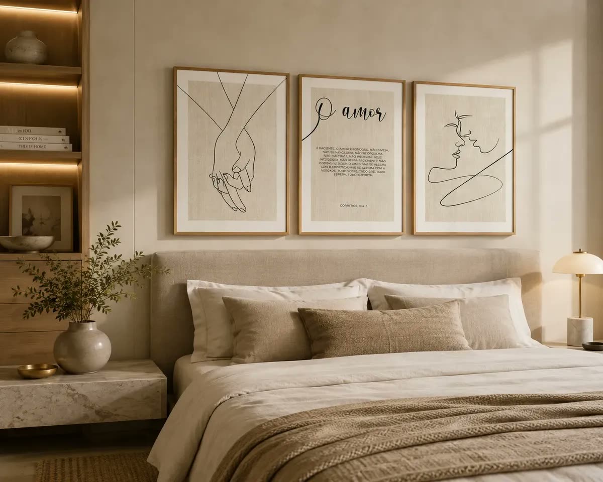 Quadros Decorativos Quarto De Casal Amor Luxo Frases Moldura