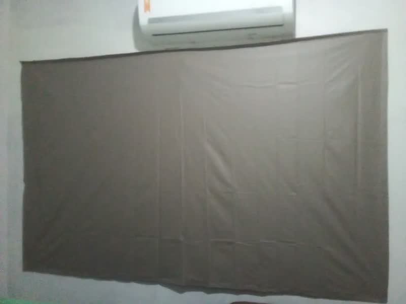 foto de Cortina Painel Blackout Velcro Sala Quarto Cozinha 2,15x1,35