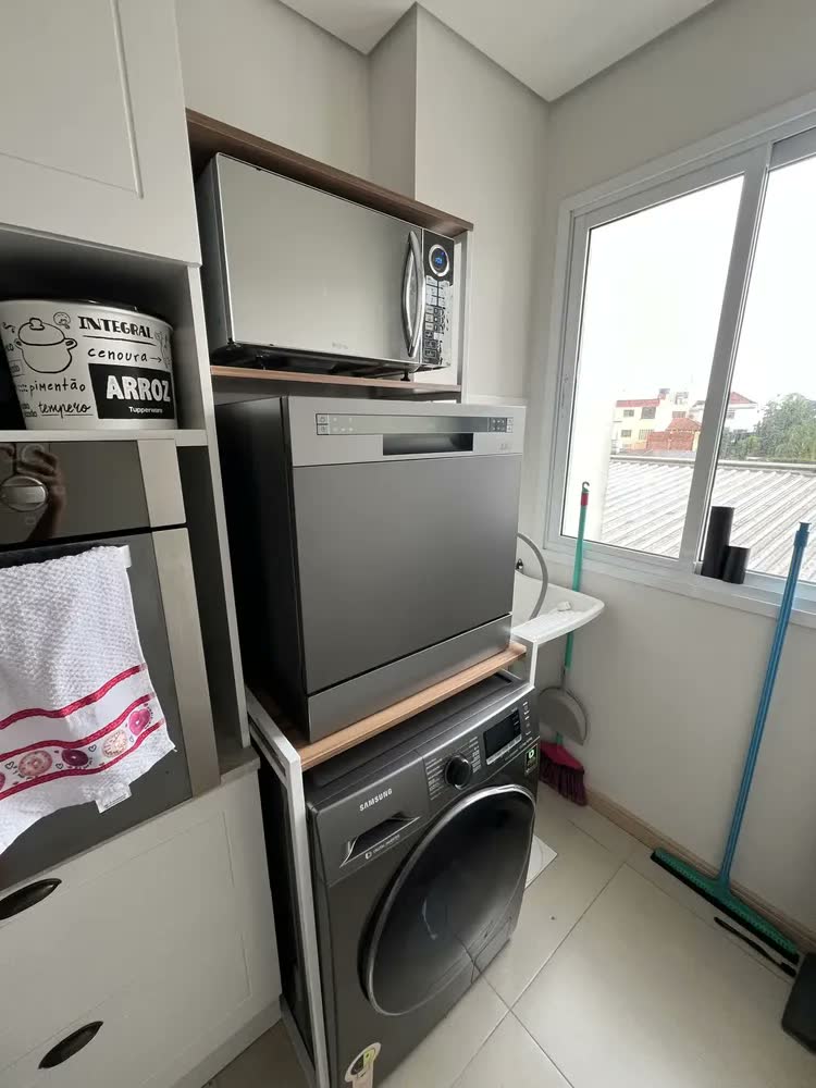 foto de Prateleira Armário Aparador Maquina De Lavar Ou Lava Louças