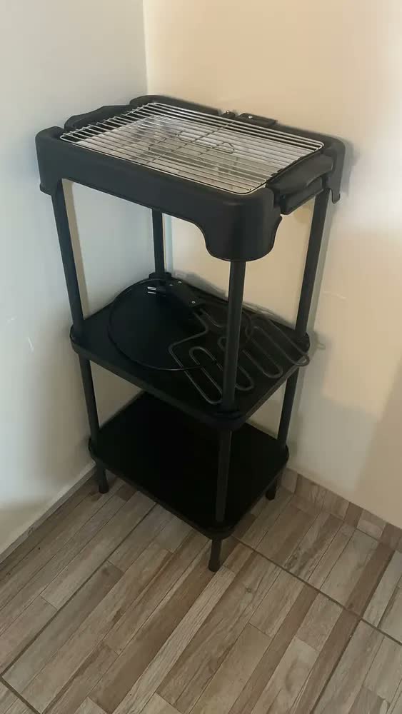 foto de Churrasqueira Elétrica Cozinha Estante Prateleira Zion