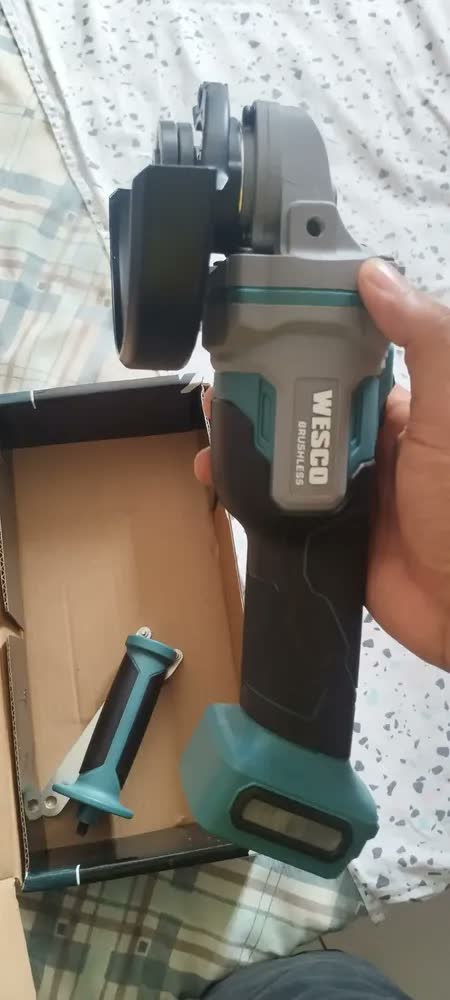 foto de Esmerilhadeira Angular Brushless 125mm Sem Bateria Wesco